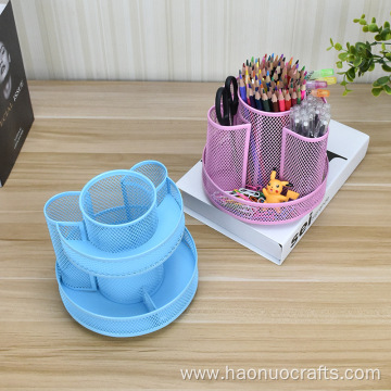 rotary pen holder stationery storage shelf large capacity